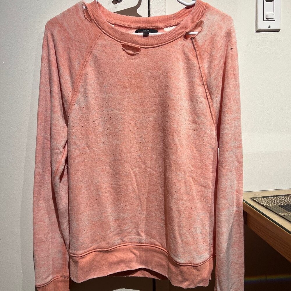 Joes Jeans Sweater Womens XS Salamander Pink Long Sleeve Sweatshirt